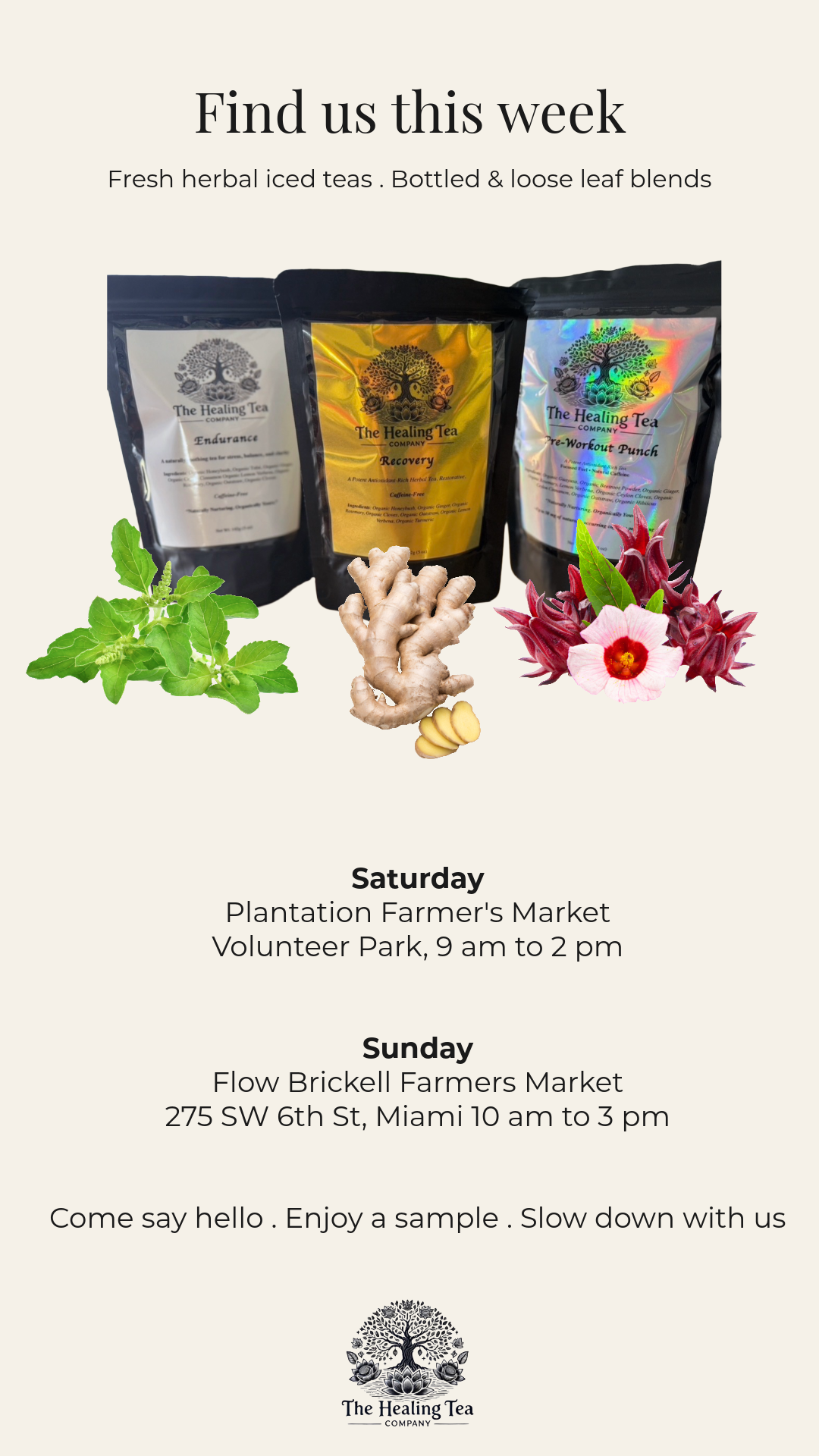Weekly Flyer | The Healing Tea Company