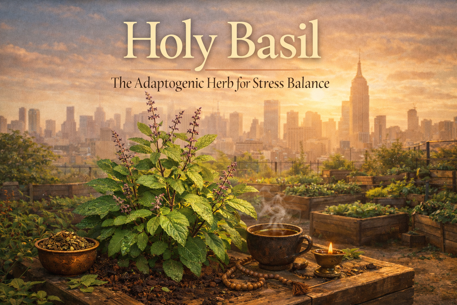 Holy Basil Adaptogenic Herb